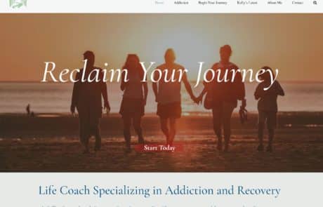 Reclaim Your Journey life coach webpage