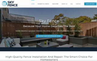 Sky Fence Company Website