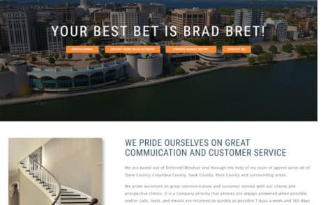Brad Bret real estate home page